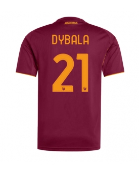 AS Roma Paulo Dybala #21 Maglia Gara Casa Repliche 2025-26 Maniche Corte